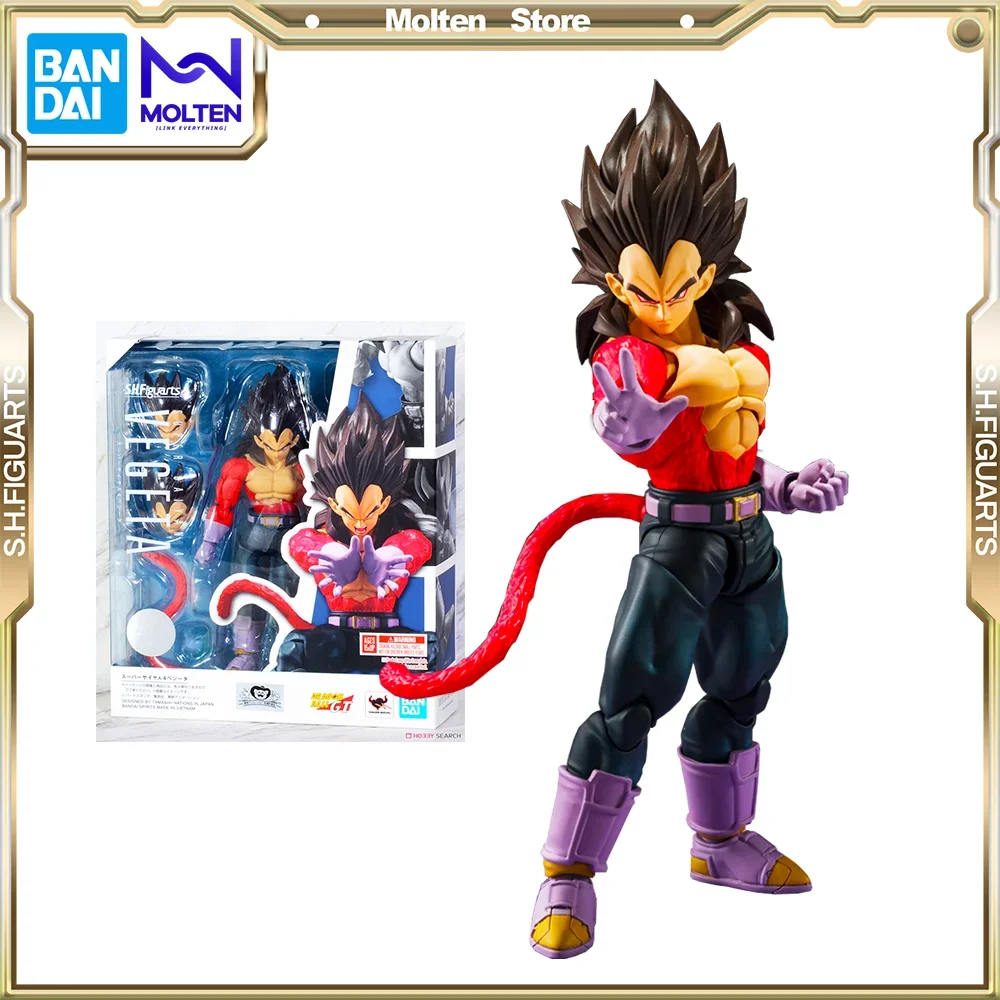 BANDAI Original Dragon Ball GT S.H.Figuarts Super Saiyan 4 Son Goku Reissue - £89.29 GBP+