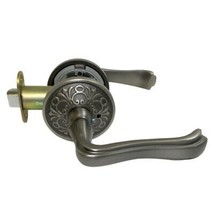 Emtek C8206WMUS15A Pewter-Polished Privacy Rosette Entry Lever Handle As... - $165.99