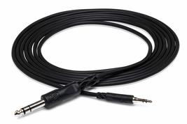 Hosa CMS-103 3.5 mm TRS to 1/4&quot; TRS Stereo Interconnect Cable, 3 Feet - £9.41 GBP+