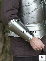 Medieval Epic Steel Bracers Balthasar Armor Set - £57.20 GBP