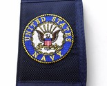 USN US NAVY HEAVY DUTY NYLON EMBROIDERED WALLET TRIFOLD - $9.94