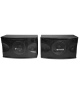 Pair Rockville KPS80 8&quot; 3-Way 800 Watt Karaoke/Pro Speakers+Wall Brackets - $136.75 CAD