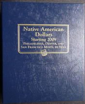 Whitman Native American Small Dollar P,D & SF 2009-2021 Coin Album Book #3210 - $32.95