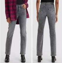 Levi&#39;s 314 Shaping Straight Jeans, Slimming | Womens 29 x 32 Gray Grey, ... - $39.27