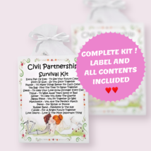 Civil Partnership Survival Kit NEW ~ Fun Novelty Keepsake Gift &amp; Greetings Card - £6.62 GBP
