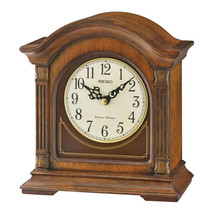 Seiko Walnut Wooden Case with Chime Mantel Clock QXJ029BLH - $100.00