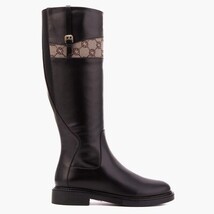 The Bellina Black Leather Women’s Knee-High Women Boot image 10