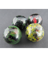 Doug Sweet confetti Handmade Art Glass Marble lot x4 5/8&quot; ESTATE SALE - $791.13 MXN