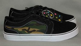 Maui &amp; Sons CAMO Camouflage Sides Black Lace-Up Casual / Board Shoes NWT... - $44.99