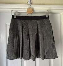 Madewell Gray Metallic Shimmer Mini Skirt Women’s Size 4 - £15.69 GBP