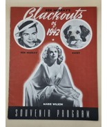 KEN MURRAY&#39;S-&quot;BLACKOUTS OF 1942&quot; 1940-50&#39;s VINTAGE 18 PAGE PROGRAM - £21.31 GBP