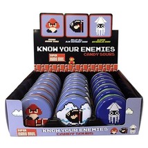 Nintendo Super Mario Brothers Know Your Enemies Mints Metal Tin Box of 18 SEALED - £45.60 GBP