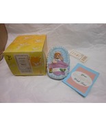 Enesco Growing Up &quot;Blonde Baby In Cradle&quot; 1983 Porcelain Figurine NEW OTHER - $199.76 MXN
