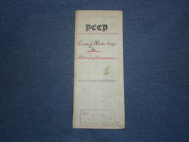 Vintage Old Deed  Weida and Germen   Lehigh Co.May 17  1889 - $25.00