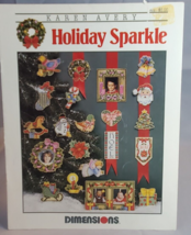 Dimensions Karen Avery Holiday Sparkle Cross Stitch Pattern 202 Christmas 1992 - £6.96 GBP