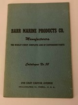 Barr Marine Products Co Catalogue No 52 Booklet 1952 - £15.64 GBP