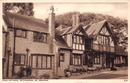 Rottingd EAN Sussex Uk Tudor Cottages Photo Postcard 1950s - £8.86 GBP