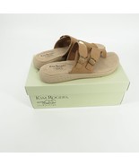 Kim Rogers Pierra Toe Loop Ultra Comfort Tan Sandals 8.5 New In Box - £24.91 GBP