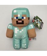 Minecraft Steve Plush Diamond Armor Mattel NWT 9in Video Game Toy Collec... - €12,73 EUR