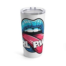 girl power tongue lick funny Tumbler 20oz women - £24.24 GBP