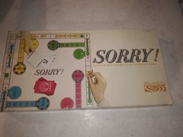 Vintage 1964 SORRY! Parker Brothers Board Game Complete nice condition f... - $39.59