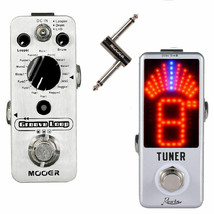 Mooer Groove Loop Looper with Drum Machine +Tuner +PCZ Micro Guitar Effect Pedal - £76.40 GBP