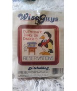 Wise Guys Stitchables Counted Cross Stitch Kit. &quot;My Favorite Thing for D... - £21.10 GBP