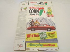 Empty Cereal Box KELLOGG&#39;S D Waltrip CORN FLAKES 1995 Terry Labonte 18 o... - £10.66 GBP