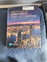 Horngren&#39;s Cost Accounting: A Managerial Emphasis 16th Ed Datar, Rajan Pearson - £11.66 GBP