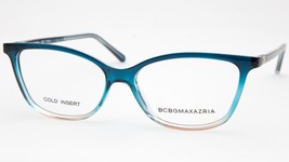New Bcbgmaxazria Thea Teal Pink Fade Eyeglasses Frame 53-14-140mm B36mm - £65.43 GBP
