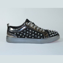 Mens Fancy Shoes By FIESSO AURELIO GARCIA, Spikes Rhine stones 2413 Black image 8