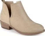 Journee Collection Women Ankle Booties Rimi Size US 8M Stone Beige - £22.75 GBP