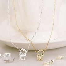 LOVE IS TALL Giraffe Love Necklace And Earrings Set of 3 - $35.72