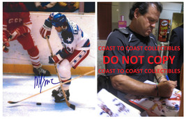 Mike Eruzione USA gold signed 1980 winter Olympics Hockey 8x10 photo COA... - $84.14