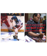 Mike Eruzione USA gold signed 1980 winter Olympics Hockey 8x10 photo COA... - £67.25 GBP