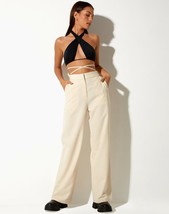 Motel Rocks Abner Pantaloni IN Adattamento Crema (MR59.1 - $21.84