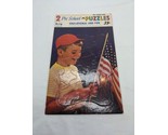 The Puzzle People Fairchild Boy With 4th July Sparkle Pre School Puzzle ... - $32.07