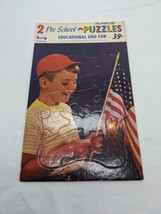The Puzzle People Fairchild Boy With 4th July Sparkle Pre School Puzzle ... - $32.07