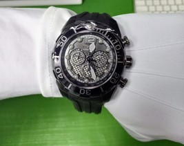 black invicta pro diver quartz watch with black silicone strap - £204.44 GBP