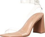 Madden Girl Women Two Piece Ankle Strap Sandals Winni Size 5M Clear - $38.61
