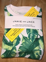 6-12M Janie And Jack Green Leaf  2 Piece Pajama Set BNWTS - $404.92 MXN