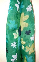 St. Patrick&#39;s Day Shamrock Scarf St. Patrick&#39;s Day Green 11&quot; X 60&quot; - £14.25 GBP