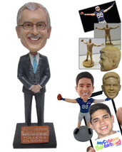 Personalized Bobblehead Elegant Corporate Executive Posing For Pictures - Career - £72.72 GBP