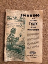 Vintage Spinning with Dupont Du Pont Tynex Nylon Monofilament Fishing Bo... - $11.75