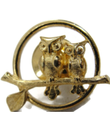 Avon Perched Owls Pin Brooch Vintage - £11.89 GBP