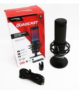 HyperX HMIQ1S-XX-RG/G QuadCast S RGB USB Condenser Microphone Black - $1,250.91 MXN