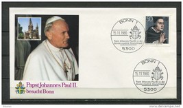 Germany 1980 Cover Special cancel Pope John Paul II - £4.74 GBP