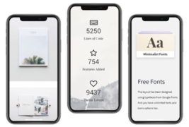 Minimalist WordPress Theme - $69.00