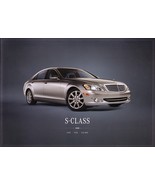 2008 Mercedes-Benz S-CLASS brochure catalog 550 600 S63 AMG - £9.34 GBP