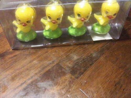 Duck Figurine Wax Candle Lot Of 4 - £2.09 GBP